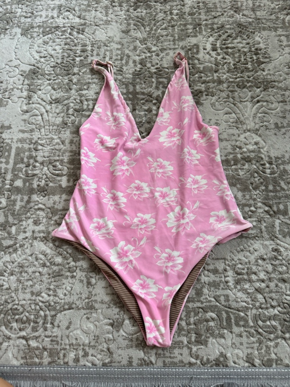 Acacia Pink Floral One Piece P